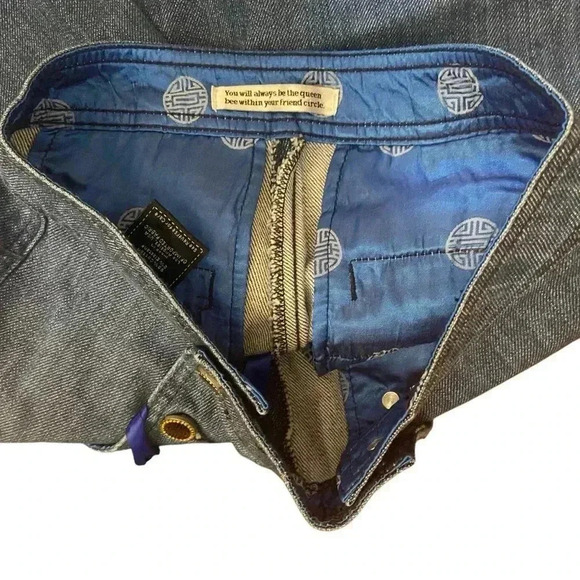 FORTUNE DENIM Women’s JEANS Size 24 BELL BOTTOM/WIDE LEG Boho Japane Denim - Picture 8 of 14